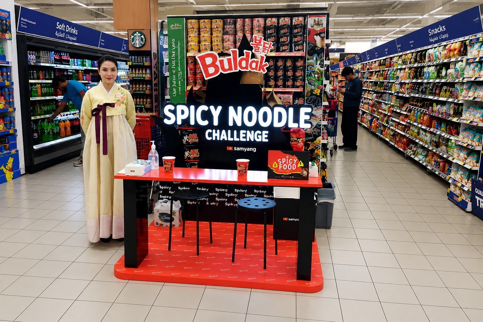 Samyang Buldak spicy noodle challenge